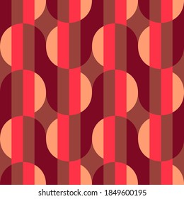 Clear shapes and colors will transform any surface and make it attractive. Seamless pattern for the web, advertising, textiles, printing products, and for any design projects.