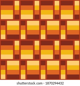 Clear shapes and colors will transform any surface and make it attractive. Seamless pattern for the web, advertising, textiles, printing products, and for any design projects.