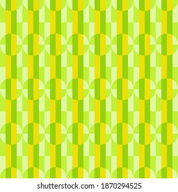 Clear shapes and colors will transform any surface and make it attractive. Seamless pattern for the web, advertising, textiles, printing products, and any design projects.