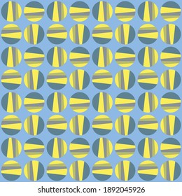 Clear shapes and colors will transform any surface and make it attractive. Seamless pattern for the web, advertising, textiles, printing products, and for any design projects.
