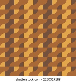 Die klaren Formen eines einfachen geometrischen Ornaments verzieren jede Fläche oder jedes Ding und machen sie attraktiv und einzigartig. Nahtlose Muster für Drucke, Textilien, Web, adv und alle Design-Projekte.
