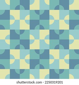 Las formas claras de un simple adorno geométrico decorarán cada superficie o cosa y lo harán atractivo y único. Patrón sin problemas para impresiones, textiles, web, adv y cualquier proyecto de diseño.