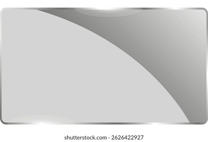 Clear, shiny acrylic sheet. Transparent plastic panel. Realistic glare and reflection on a see-through surface. Ideal for showcasing objects or designs. PNG glass