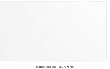 Clear, shiny acrylic sheet. Transparent plastic panel. Realistic glare and reflection on a see-through surface. Ideal for showcasing objects or designs. PNG glass
