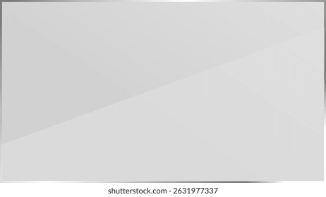 Clear, shiny acrylic sheet. Transparent plastic panel. Realistic glare and reflection on a see-through surface. Ideal for showcasing objects or designs. PNG glass