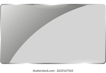 Clear, shiny acrylic sheet. Transparent plastic panel. Realistic glare and reflection on a see-through surface. Ideal for showcasing objects or designs. PNG glass