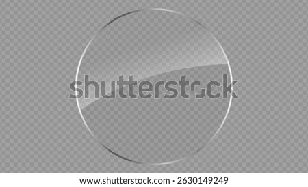Clear, shiny acrylic sheet. Transparent plastic panel. Realistic glare and reflection on a see-through surface. Ideal for showcasing objects or designs. PNG glass