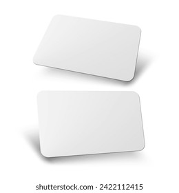 Limpiar plantilla simple de tarjeta de regalo volante. Vector EPS10