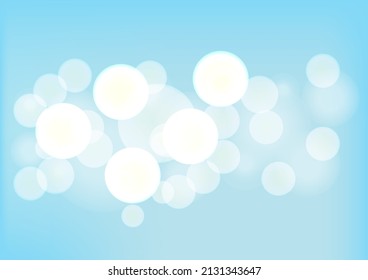 Clear Sky bokeh background. Soft blur light effect wallpaper.