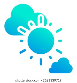 Clear Sky Icon Element For Design