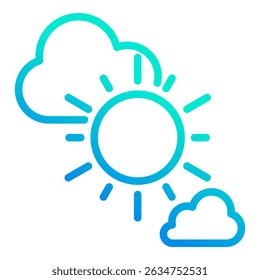 Clear Sky Icon Element For Design