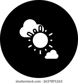 Clear Sky Icon Element For Design