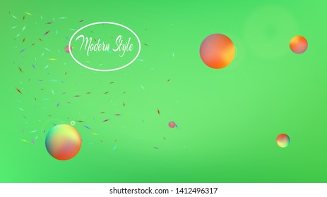 Clear space fantasy. Background texture, smoot. Creative colorific illustration theme. Green colored. Colored stars space background. Colorful universe new stars background texture.