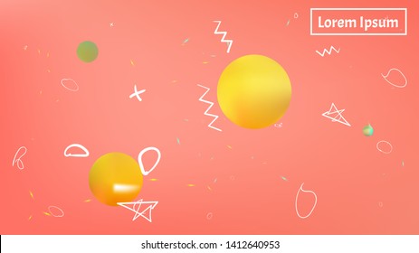 Clear space fantasy. Background texture, smoot. Common colorific illustration fantasy. Coral colored. Space background pattern. Colorful new space pattern.