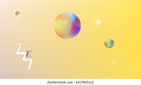 Clear space fantasy. Background texture, unused. Plain colorific illustration mesh. Yellow colored. Space background pattern. Colorful new space pattern.