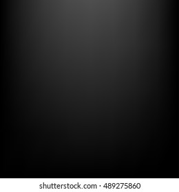 Clear studio dark vector black background for product presentation