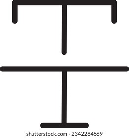 Icono de esquema de texto de estilo