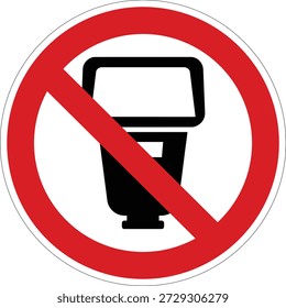 A clear symbol indicating that flash photography is not allowed. Useful for museums, theaters, and other sensitive environments.
