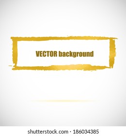 clear watercolor frame (vector illustration) for design