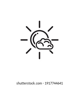 clear weather icon symbol sign vector