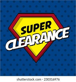 clearance graphic design , vector illustration