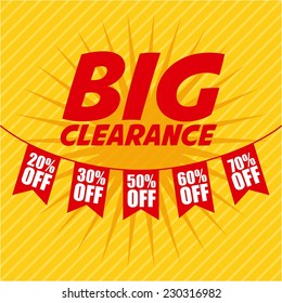 clearance graphic design , vector illustration