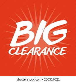 clearance graphic design , vector illustration