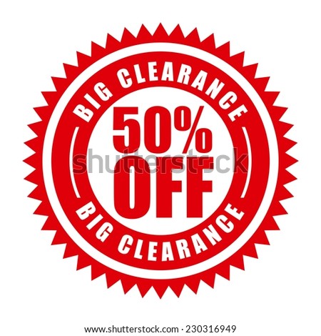 clearance graphic design , vector illustration