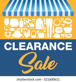 Clearance sale background