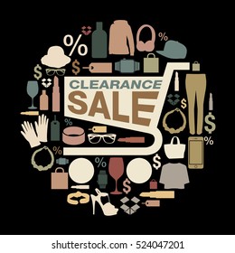 Clearance sale background