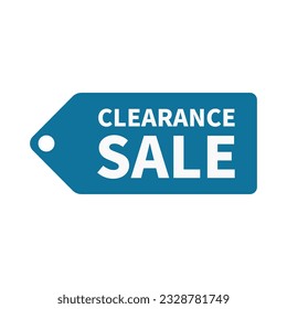 Clearance Sale In Blue Color Hanging Tag Shape For Promotion Sale
