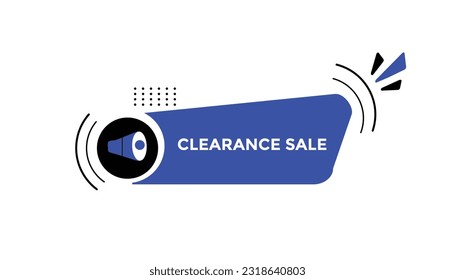 Web-Banner-Vorlagen für den Clearance-Verkauf. Vektorgrafik 
