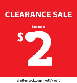 Clearance Sale Discount