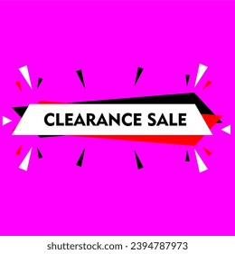 Clearance Sale Discount Promo Advertisment Marketing Poster Template For Social Media