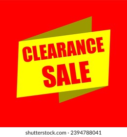 Clearance Sale Discount Promo Advertisment Marketing Poster Template For Social Media