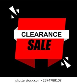 Clearance Sale Discount Promo Advertisment Marketing Poster Template For Social Media