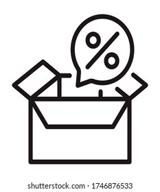 Clearance Sale icon vector for web and app