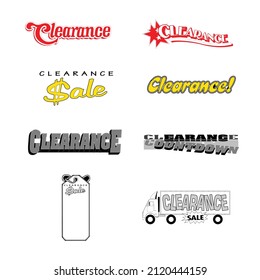 Clearance Sale multiple Vector bases concept for web and design