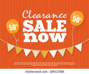 Clearance Sale Poster