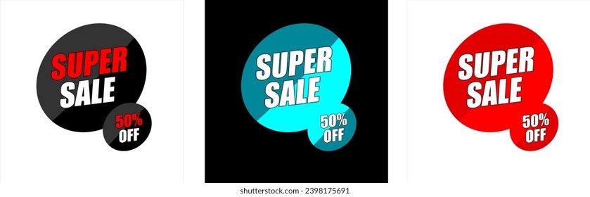 Clearance Sale Promo Discount Poster and Banner Business Marketing Advertisement For Social Media Vector