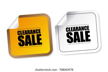 Clearance Sale Stickers