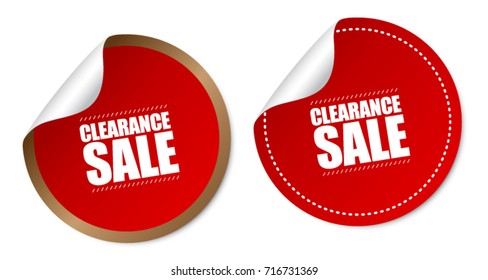 Clearance Sale Stickers