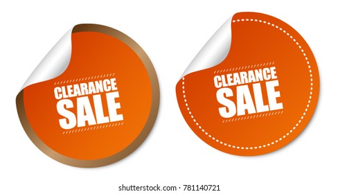Clearance Sale Stickers