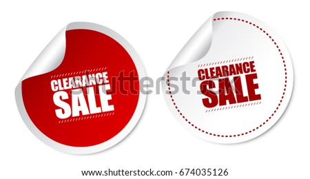 Clearance Sale Stickers