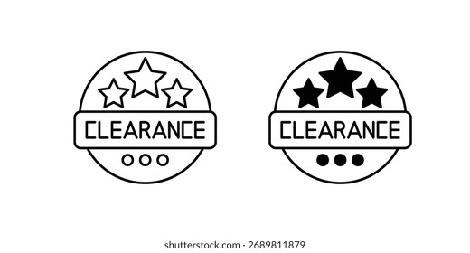 Icono de conjunto de espacio libre con fondo blanco Vector Ilustración de stock