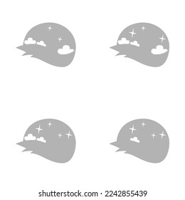 icono de compensación, ecología, ilustración vectorial