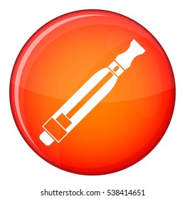Clearomizer icon in red circle isolated on white background vector illustration
