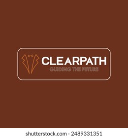 " Clearpath " diseño de logotipo moderno y minimalista.