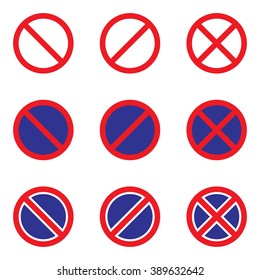 Clearway sign set