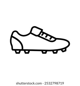 ícone de limpeza. sinal de botas de futebol, para conceito móvel e cor de design web editável